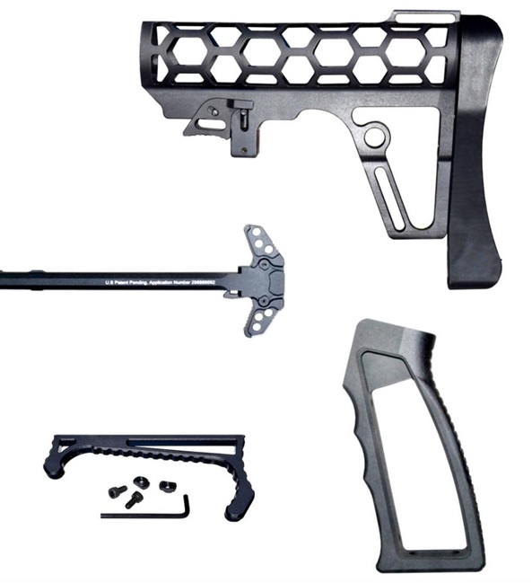 Skeletonized AR-15 Parts 